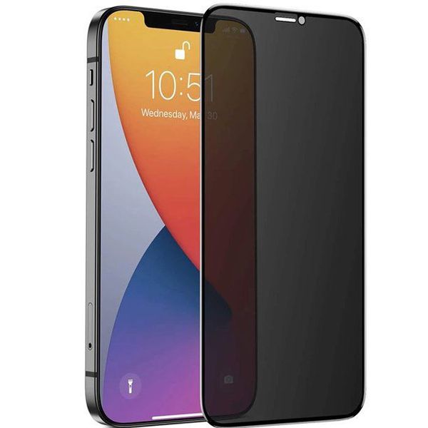 Anti-Spy Privacy Glass Screen Protector for iPhone 12Pro Max