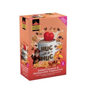 House of Coffees - Hug in a Mug Salted Caramel and Honeycomb Cappuccino