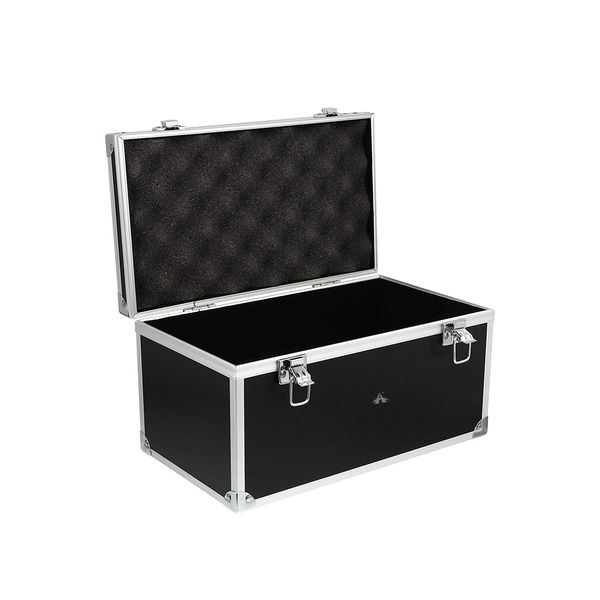 ALANES Hard Case Portable Storage Case Tool Box with Foam-30x17x16cm
