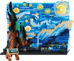 The Starry sky Micro Mini Building Kit for Adult,Home Decor - 1858 Pieces