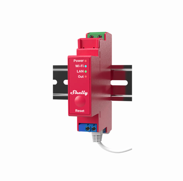 Shelly Pro 1PM DIN-Rail Mountable Wi-Fi Relay 16A
