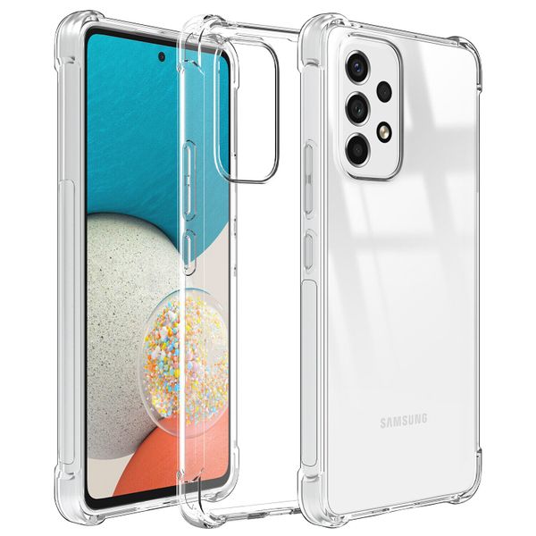 TPU Clear Pouch Gel Case With 9D Tempered Glass for Apple iPhone 14 Pro Max