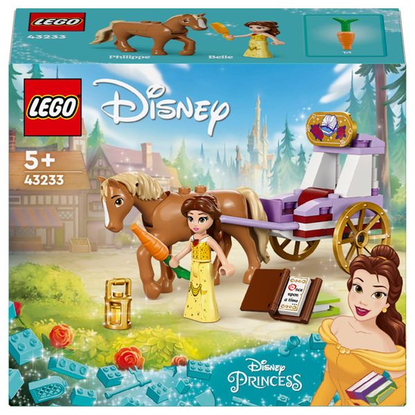 LEGO® Disney Princess™ Belle's Storytime Horse Carriage 43233 Building Toy Set - 62 Pieces