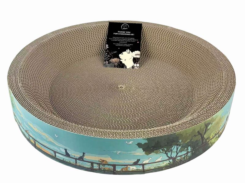 Large Cat Scratching Board Durable Scratch Pad 50 x 50 x 9cm Cat Scratcher