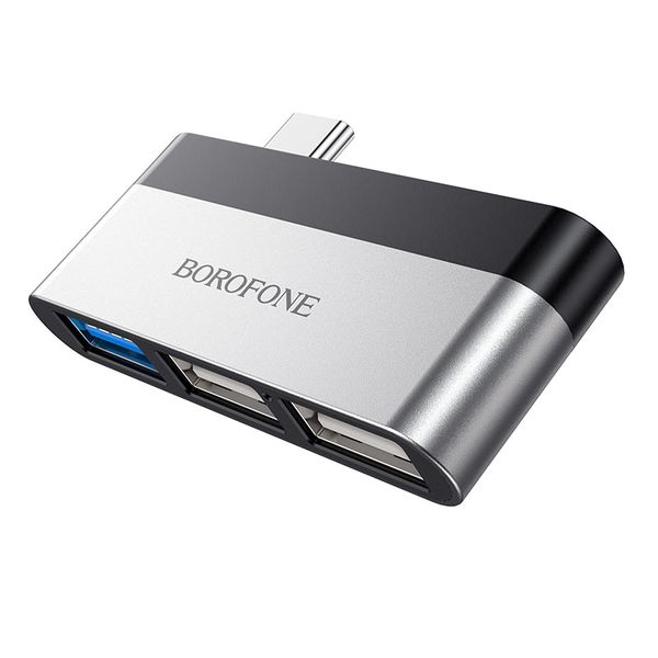 Borofone DH1 Type-C to 3USB Adapter