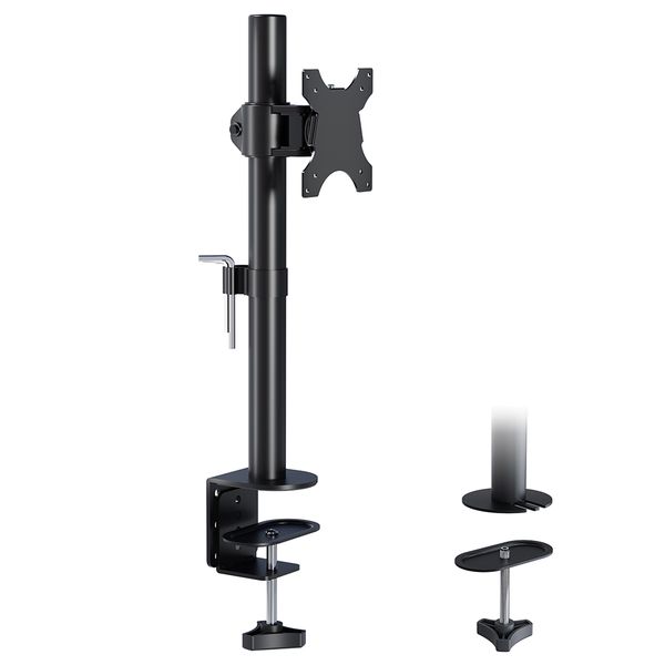 BONTEC Single Monitor Desk Mount for 13-34 Inch Screens Supports up to 10kg