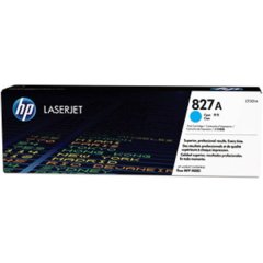 HP # 827A CLJ M880 Cyan Print Cartridge. Approximate cartridge yield 32000 pgs based on 5% coverage
