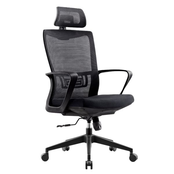 Office Chair | Mesh Back, Adjustable Headrest | Ergonomic Chair - (2Pack)