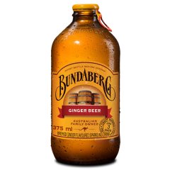 Bundaberg Ginger Beer - 375ml Glass Bottles (Pack of 24)