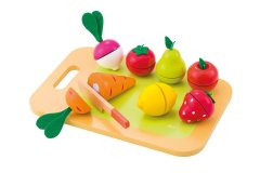 Sevi Wooden Chopping Board Fruit &amp; Vegetables - 9 Pieces