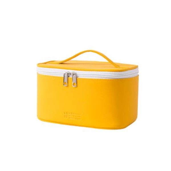 Olive Tree - Large Waterproof Makeup Bag Cosmetic Organiser - Yellow