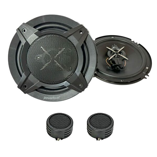 Powerbass PB653 6.5" Full Range 450 Watts Speakers &amp; Evo Tweeters