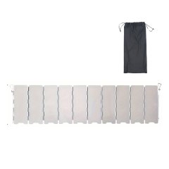 10 Plates Foldable Outdoor Camping Cooking Aluminum Alloy Windshield