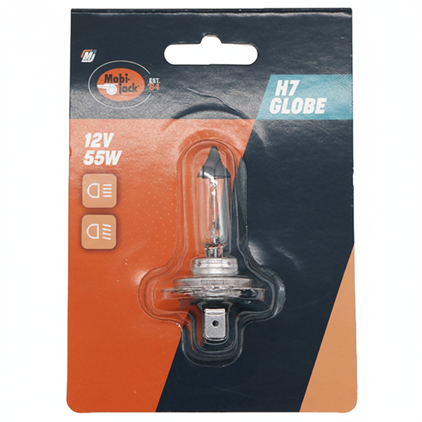 Mobi-Jack Halogen Headlight Bulb 55W 12V H7T