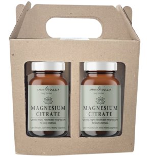 2 Pack Combo Magnesium Citrate 60 Capsules