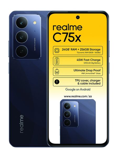 realme C75x 256GB LTE Dual Sim - Oceanic Blue