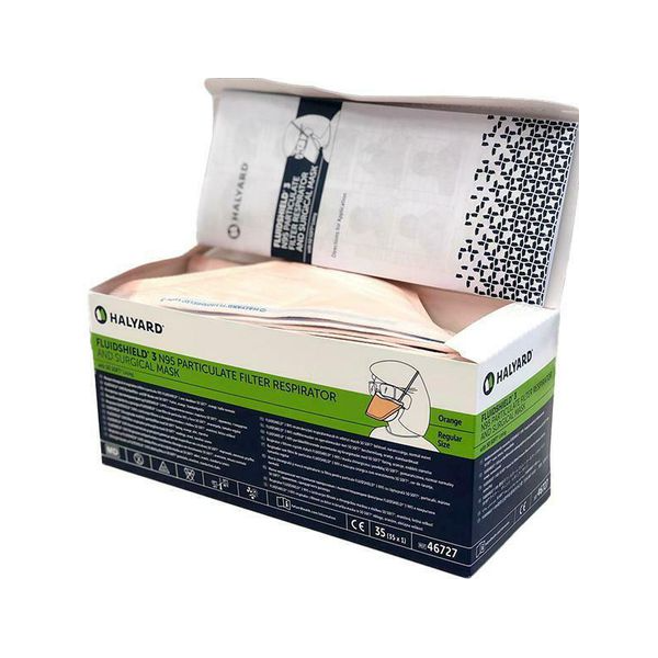 Halyard Face Mask - N95 Duckbill Mask - 210's (6 Boxes of 35)