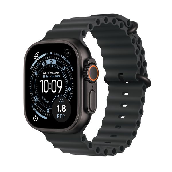 Apple Watch Ultra 3 GPS+Cell 49mm Blck Titanium Case with Black Ocean Band