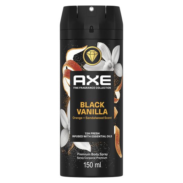 AXE Black Vanilla Premium Deodorant Body Spray 150ml