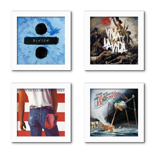 Show And Listen White Vinyl Frame 4 Pack