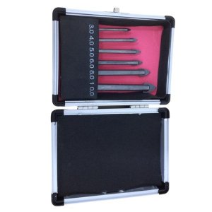 P Piper 6pc Glass and Tile Drill Bit Set.