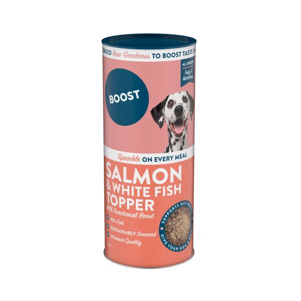 Boost Salmon &amp; White Fish Freeze Dried Meal Topper 40g