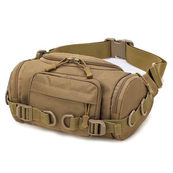 Waterproof Molle Waist Bag Outdoor Sports Hiking Riding Pouch Bags