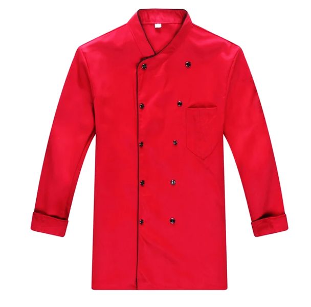 Chef Jacket Red- Long Sleeve