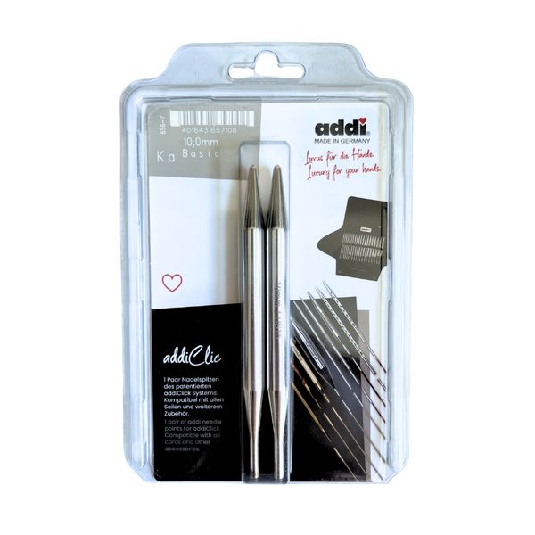 addiClick Basic Interchangeable Knitting Needles - 10,0 mm