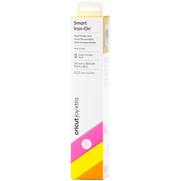 Cricut Vinyl - Joy Xtra Smart Iron-On Vinyl - Heat Transfer Vinyl 3Pack