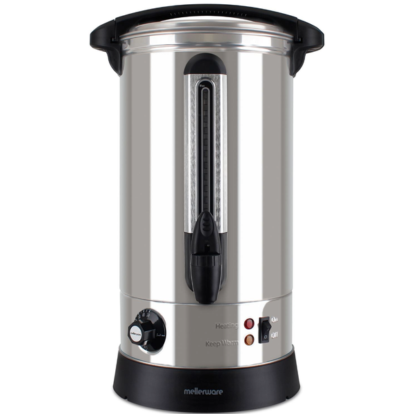 Mellerware Urn Corded Stainless Steel Brushed 10L 1500W "Granada