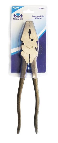 Marathon Tools Fencing Plier Heavy Duty (Knurled Handles) - 300mm