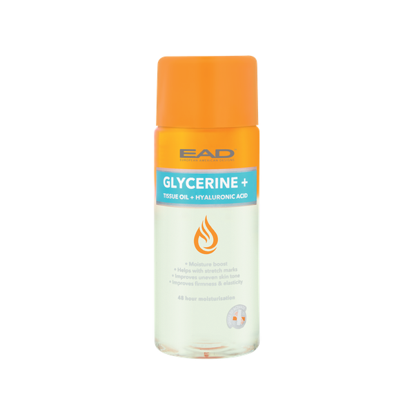 EAD Glycerine &amp; Tissue Oil Hyaluronic Acid 100ml, 48 Hour Moisture, 6 Pack