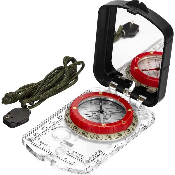 Outdoor Compass Map With Inclinometer, High Precision