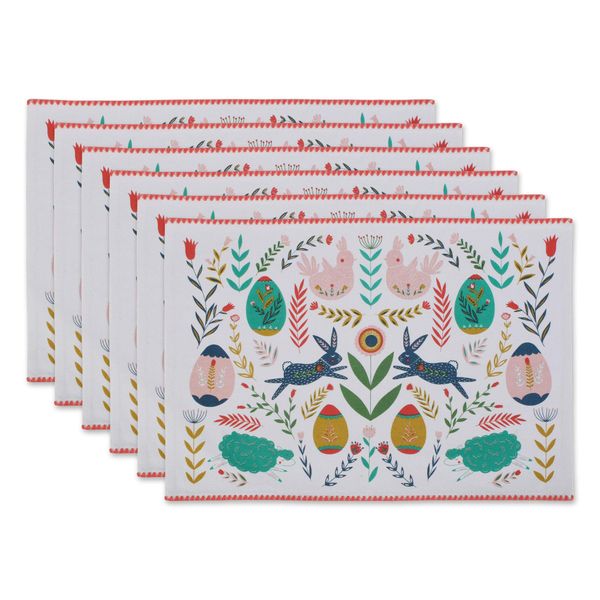 Kitchen Tabletop, Placemat Set,6 Piece