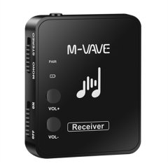 M-VAVE 2.4G Wireless Earphone Monitor Rechargeable Guitar Beltpack Receiver