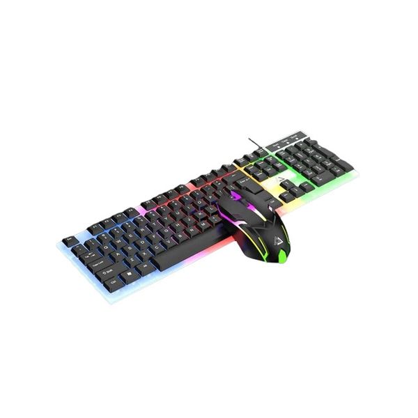 LED Backlit wired Gaming Keyboard and mouse combo