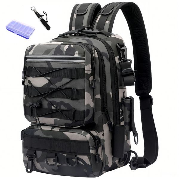 Fishing Tackle Backpack Rod Storage Bag Hiking And Camping Fishing Bag