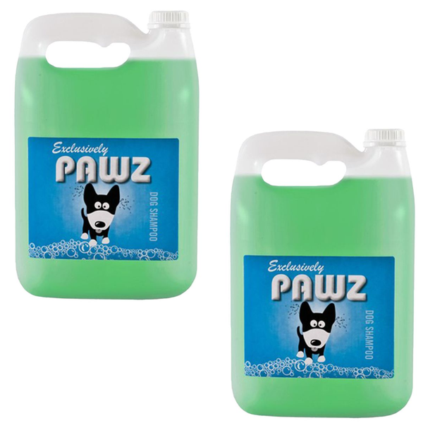 Pawz Herbal Pet Shampoo 5L For Dogs 2 Pack