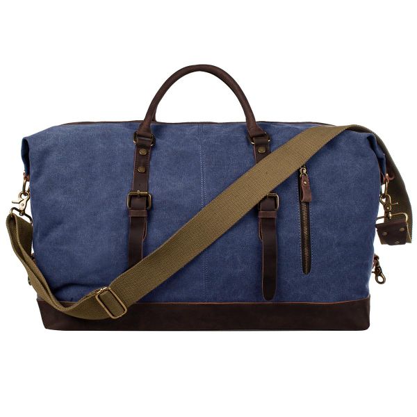 Men's Canvas Duffle Bag | Carry On Travel Weekender Bag