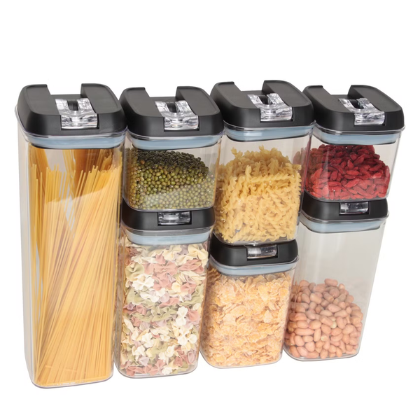 Food Storage Container Set with Easy-Lock Lids 7-Piece Airtight