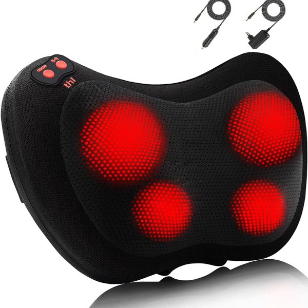 thl Shiatsu Back Massager,Professional Pain Relief and Deep Tissue Kneading