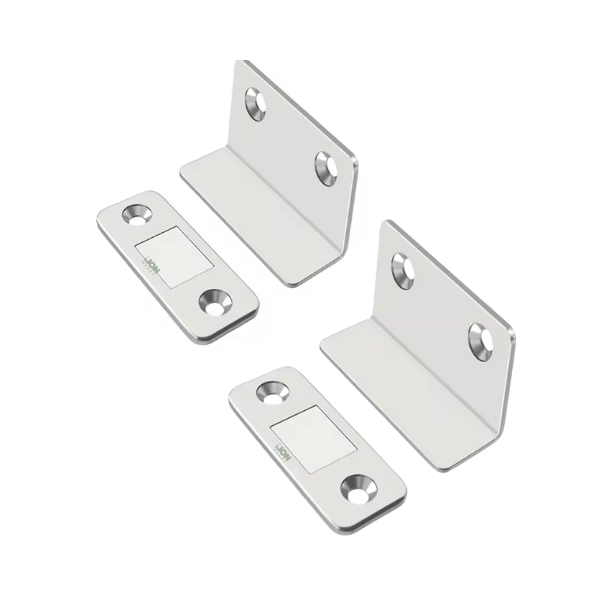 LH 2 Ultra Magnetic Door Latch Strong Suction L-Shaped Invisible Latch
