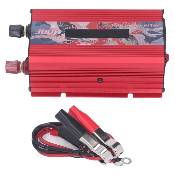 Car Power Inverter 300W DC to AC with LCD Display for Auto
