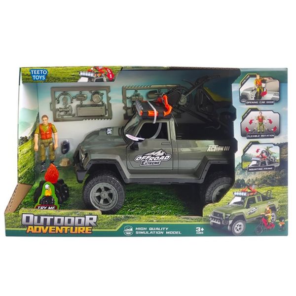 Offroad Adventure Toy Truck Playset - Toys for Boys - Pretend Play