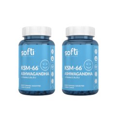 Ashwagandha 2 Pack Sugar Free &amp; Halaal (120 Gummies)