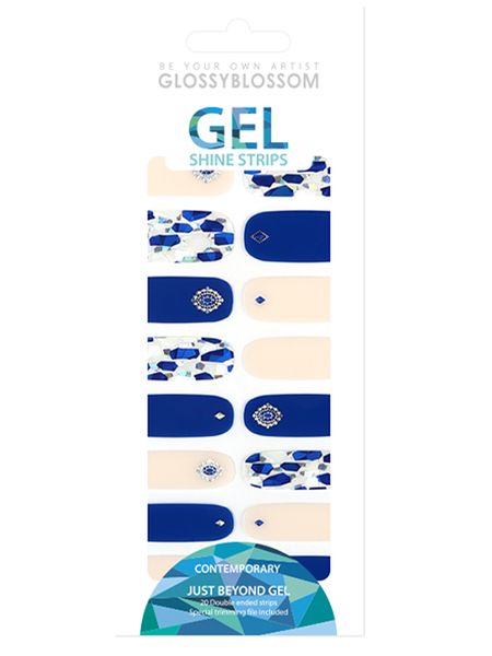 Glossyblossom Nail Gel strips - Sapphire