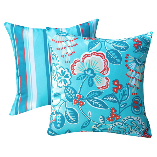 Pack Of 2 Outdoor Waterproof Pillow Covers 18X18 Square Covers