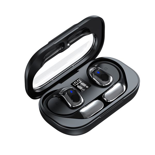 YW01 Sports Earbuds Wireless Earphones Bluetooth 5.4 Headphones - Black