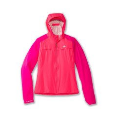 Brooks Womens High Point Waterproof Jacket Hyper Pink
